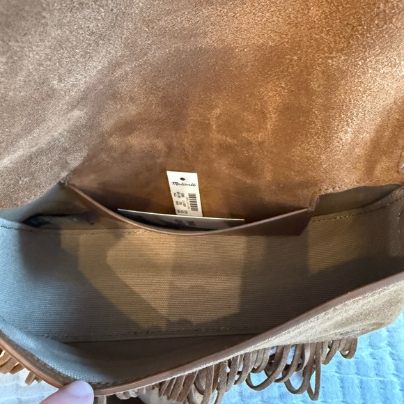 Madewell Fringe Suede Crossbody Bag - Picture 3 of 9